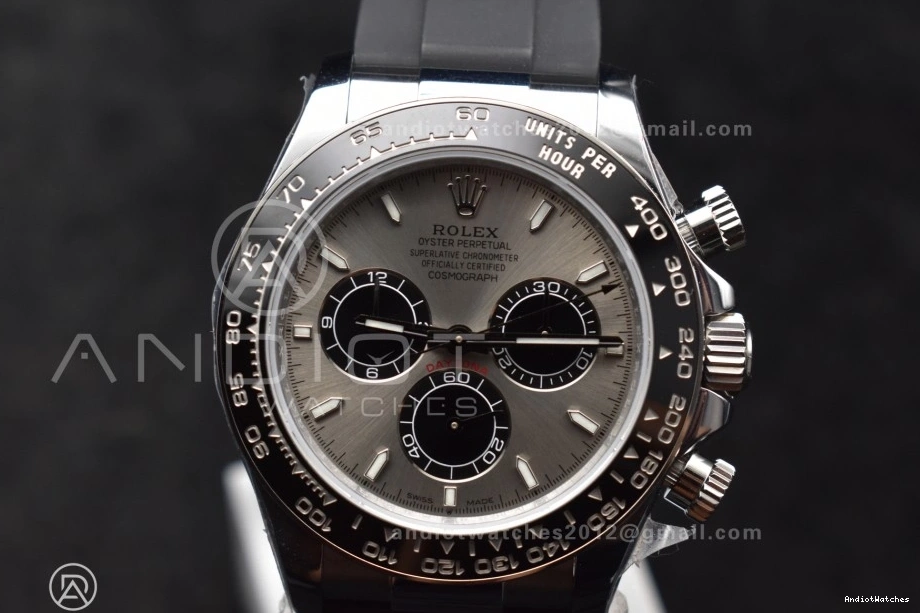 Black on 126519 Strap (Weighted) Gray Best 811 QF BestValue V6 Edition Daytona SH4131 Dial Oysterflex 1:1 1106